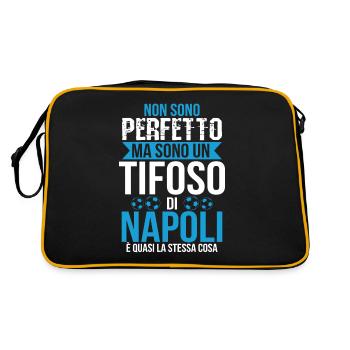 Napoli Gift Fan Napolitano Football Football - Retro Bag - black/gold - Back