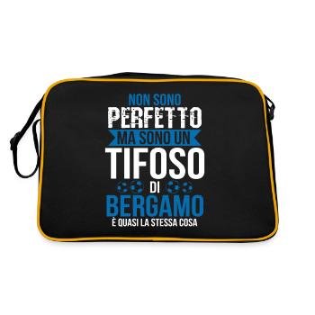 Bergame Bergamaschi Football Fan Gift Football - Retro Bag - black/gold - Back