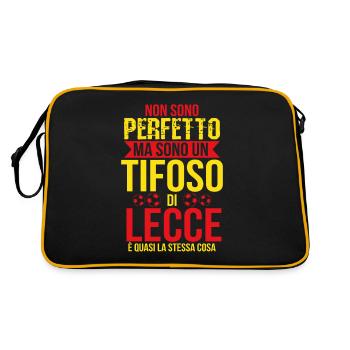 Lecce idée cadeau fan Leccese Football Football - Sac Retro - noir/or - Dos