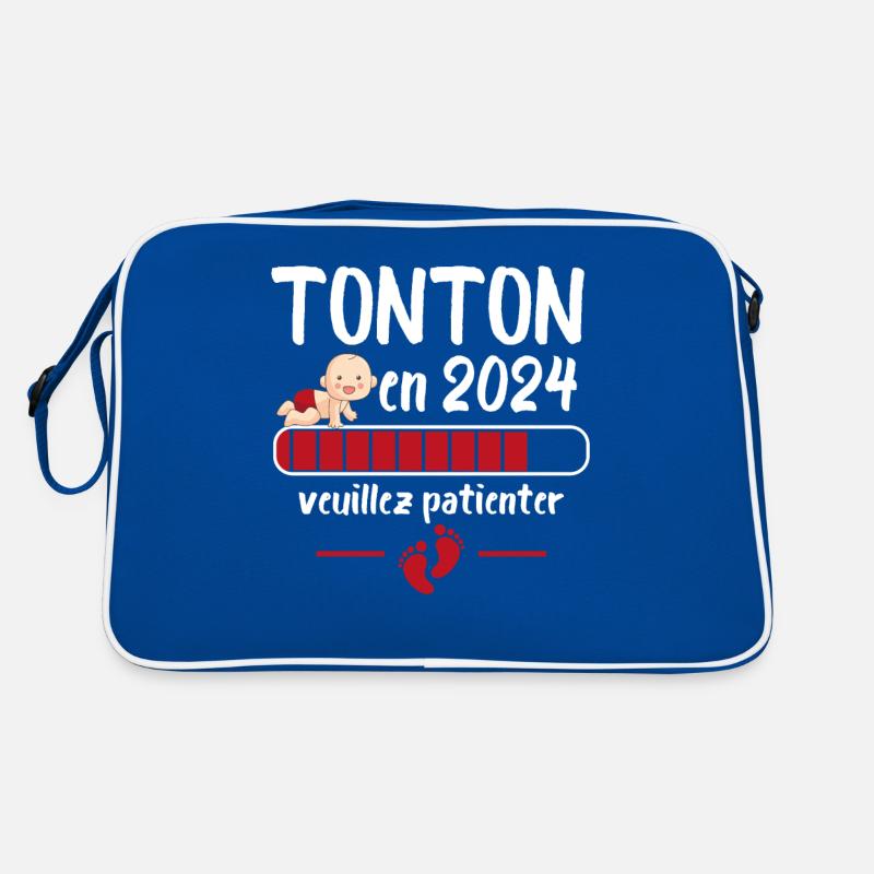 Cadeau Tonton Annonce Grossesse Futur Oncle 2024 Sac Retro