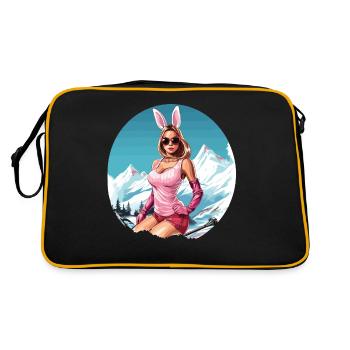 Après Party Mountains Snow Ski Bunny - Retro Bag - black/gold - Back