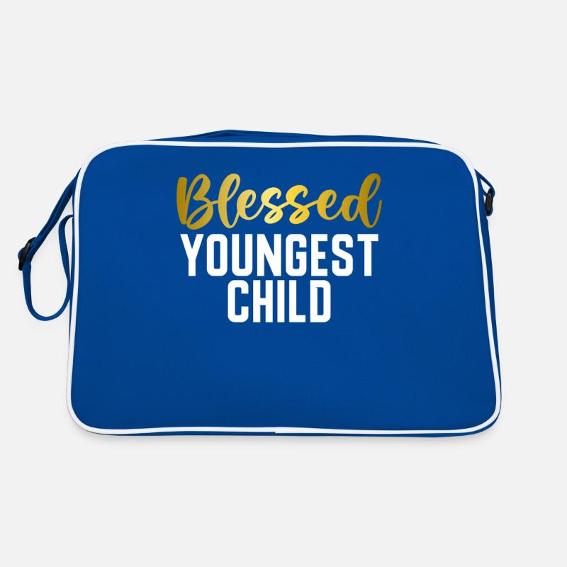 Youngest Child Gift Retro Tasche