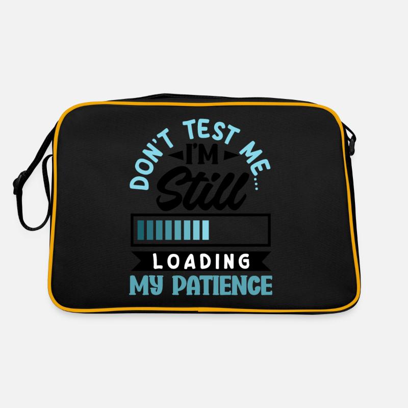 Still Loading My Patience Humor Retro Bag