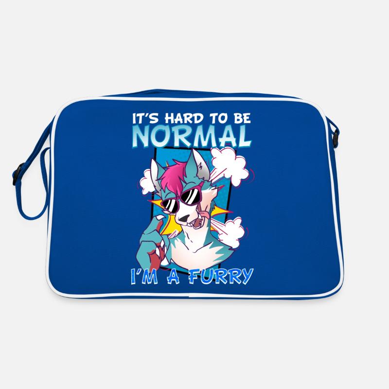 C’est difficile d’être normal, je suis un cosplay à fourrure Sac Retro