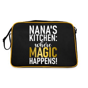 Cadeaux Nana - Sac Retro - noir/or - Dos