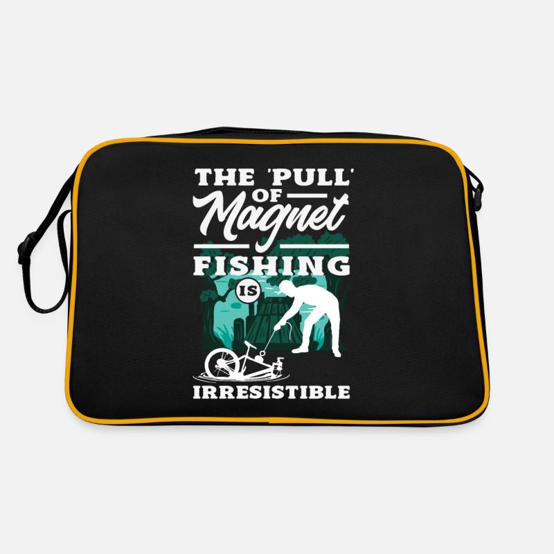 Chasse au trésor de détection de pêche à l’aimant Sac Retro