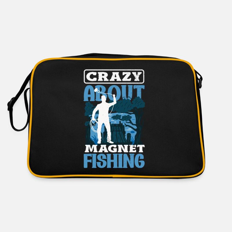 Chasse au trésor de détection de pêche à l’aimant Sac Retro