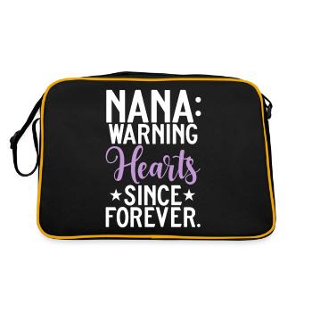 Cadeaux Nana - Sac Retro - noir/or - Dos