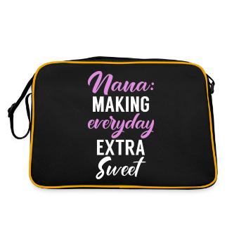 Cadeaux Nana - Sac Retro - noir/or - Dos