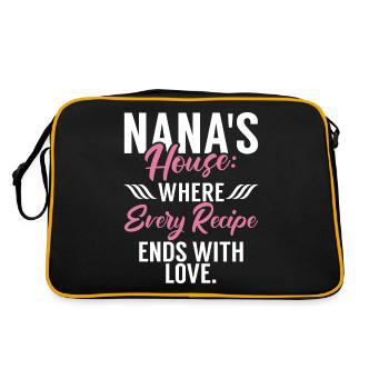 Cadeaux Nana - Sac Retro - noir/or - Dos