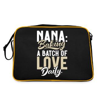 Cadeaux Nana - Sac Retro - noir/or - Dos