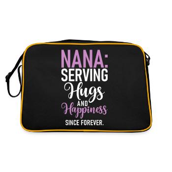Cadeaux Nana - Sac Retro - noir/or - Dos