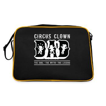 Circus Clown Dad The Idol The Myth Circus Staff - Retro Bag - black/gold - Back