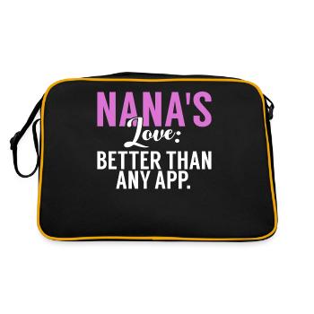 Cadeaux Nana - Sac Retro - noir/or - Dos