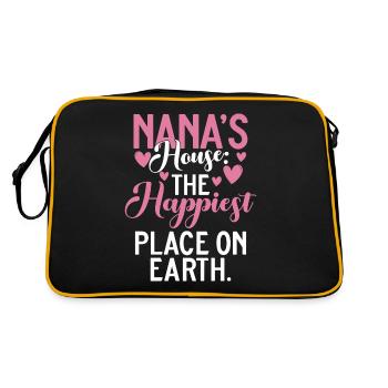 Cadeaux Nana - Sac Retro - noir/or - Dos