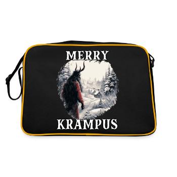 Krampus T | Krampus costume Kramperl | Santa Claus - Sac Retro - noir/or - Dos