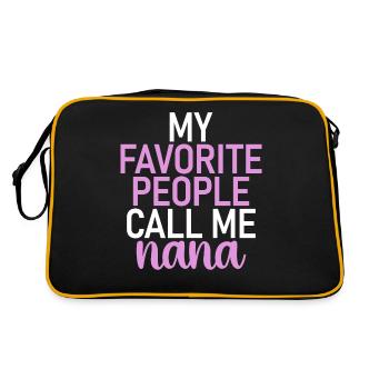 Cadeaux Nana - Sac Retro - noir/or - Dos
