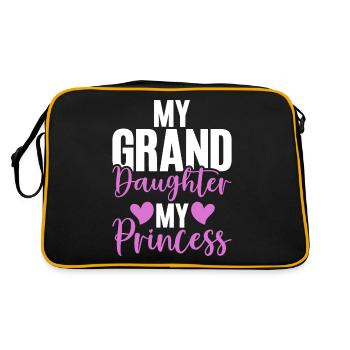 Cadeaux de petite-fille - Sac Retro - noir/or - Dos