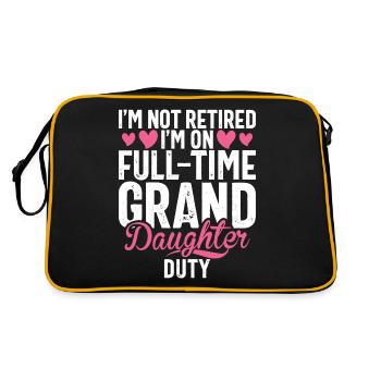 Cadeaux de petite-fille - Sac Retro - noir/or - Dos