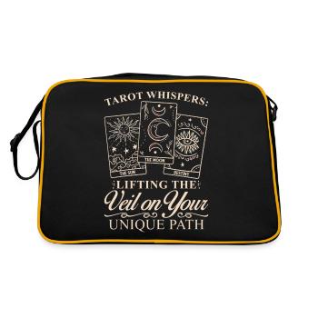 Carte de Tarot - Sac Retro - noir/or - Dos