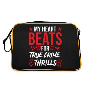 True Crime Addicted Serial Killer Watch - Retro Bag - black/gold - Back