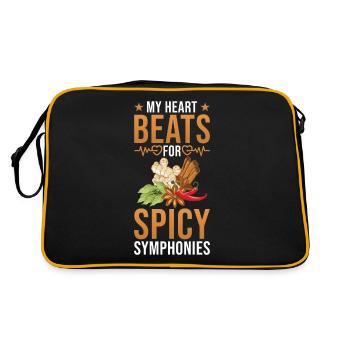 Spice Lover Spicy Food Seasoning - Retro Bag - black/gold - Back