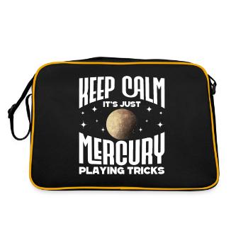 Retrograde planets Mercury retrograde - Retro Bag - black/gold - Back