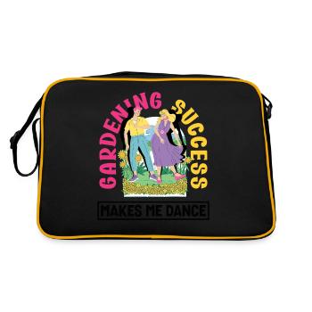 Joyful Gardener's - Retro Bag - black/gold - Back