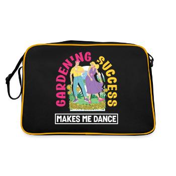 Joyful Gardener's - Retro Bag - black/gold - Back