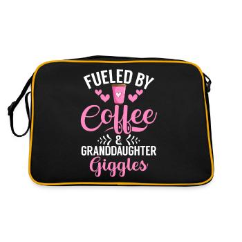 Cadeaux de petite-fille - Sac Retro - noir/or - Dos