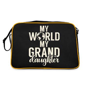 Cadeaux de petite-fille - Sac Retro - noir/or - Dos