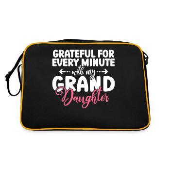 Cadeaux de petite-fille - Sac Retro - noir/or - Dos