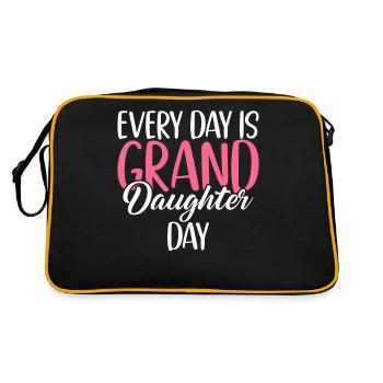 Cadeaux de petite-fille - Sac Retro - noir/or - Dos