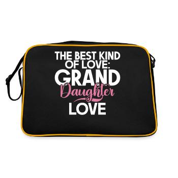 Cadeaux de petite-fille - Sac Retro - noir/or - Dos