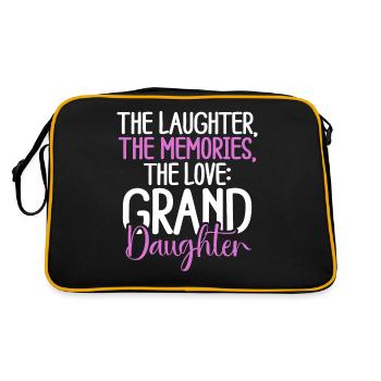 Cadeaux de petite-fille - Sac Retro - noir/or - Dos