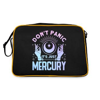 Retrograde planets Mercury retrograde - Retro Bag - black/gold - Back