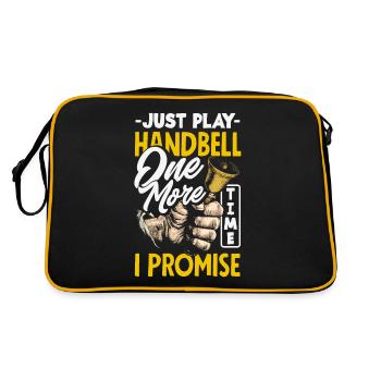 Choral Musical Instrument Hand Bell - Retro Bag - black/gold - Back