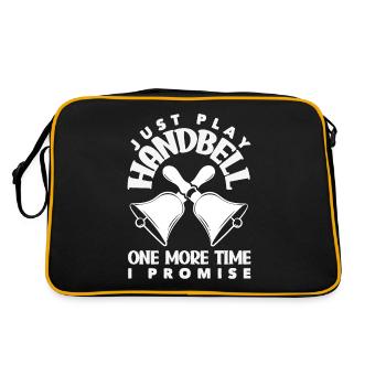 Choral Musical Instrument Hand Bell - Retro Bag - black/gold - Back
