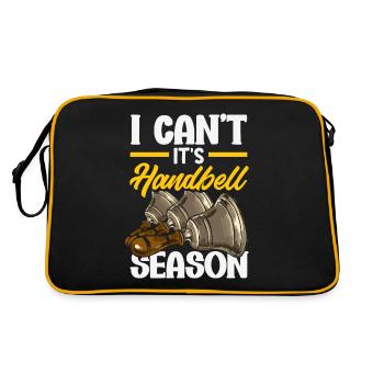 Choral Musical Instrument Hand Bell - Retro Bag - black/gold - Back
