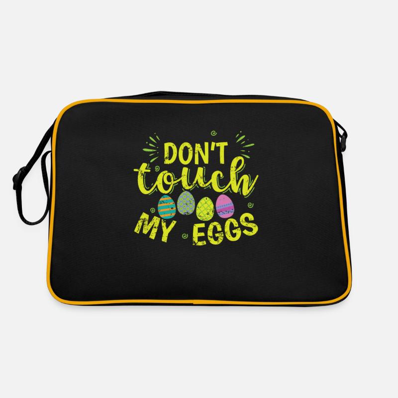 Don't touch my Easter Eggs Retro Bag
