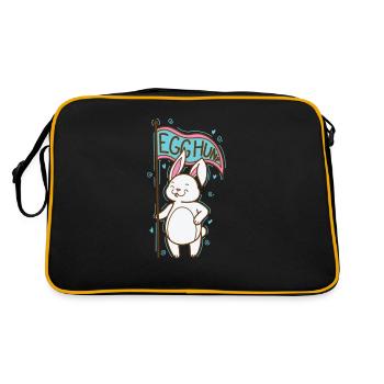 Egg Hunt Easter Easter Eggs - Retro Bag - black/gold - Back