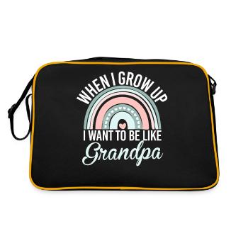 Cadeaux de petite-fille - Sac Retro - noir/or - Dos