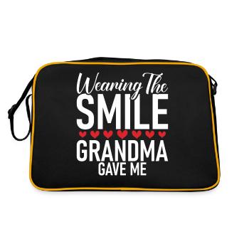 Cadeaux de petite-fille - Sac Retro - noir/or - Dos