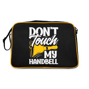 Choral Musical Instrument Hand Bell - Retro Bag - black/gold - Back