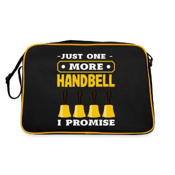 Choral Musical Instrument Hand Bell - Retro Bag - black/gold - Back