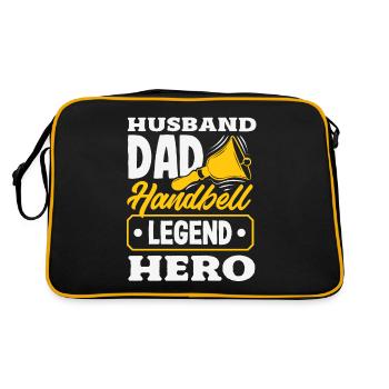 Choral Musical Instrument Hand Bell - Retro Bag - black/gold - Back