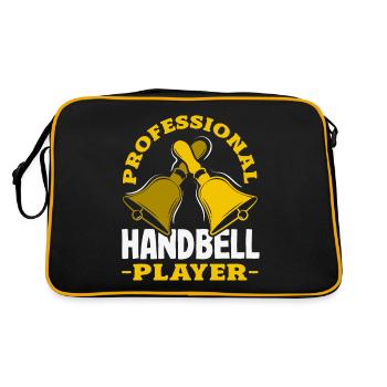 Choral Musical Instrument Hand Bell - Retro Bag - black/gold - Back