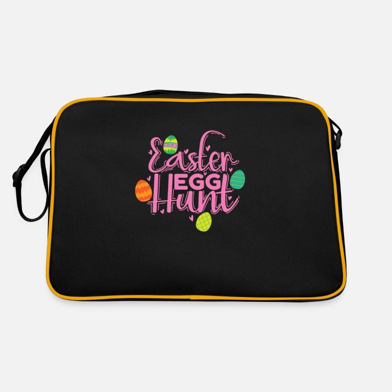 Easter Egg Hunt Easter Bunny Spring Retro Bag