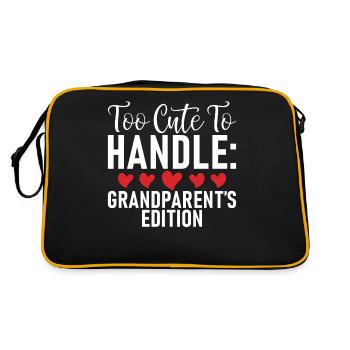 Cadeaux de petite-fille - Sac Retro - noir/or - Dos