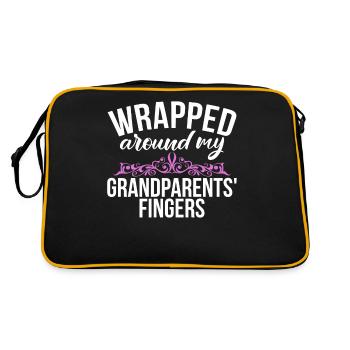 Cadeaux de petite-fille - Sac Retro - noir/or - Dos